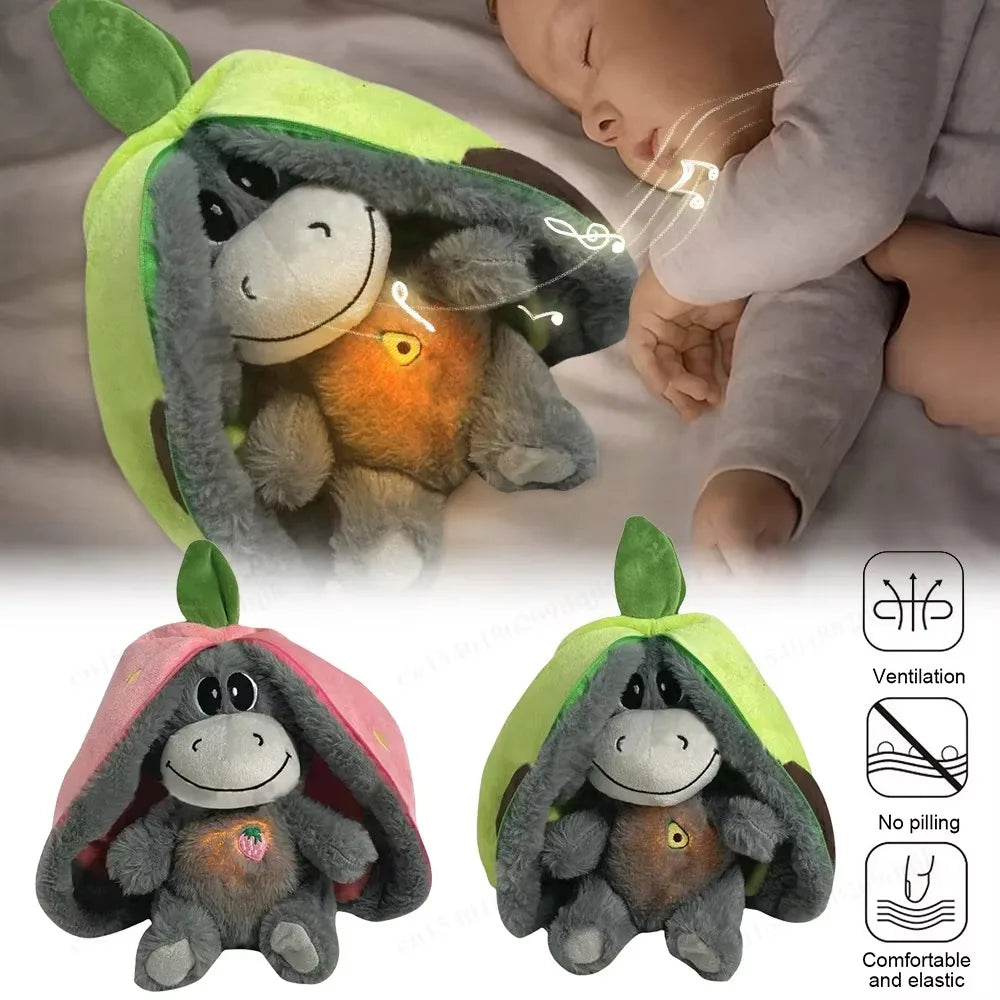 Peluche Burrito con Luz y Respiración para Dormir