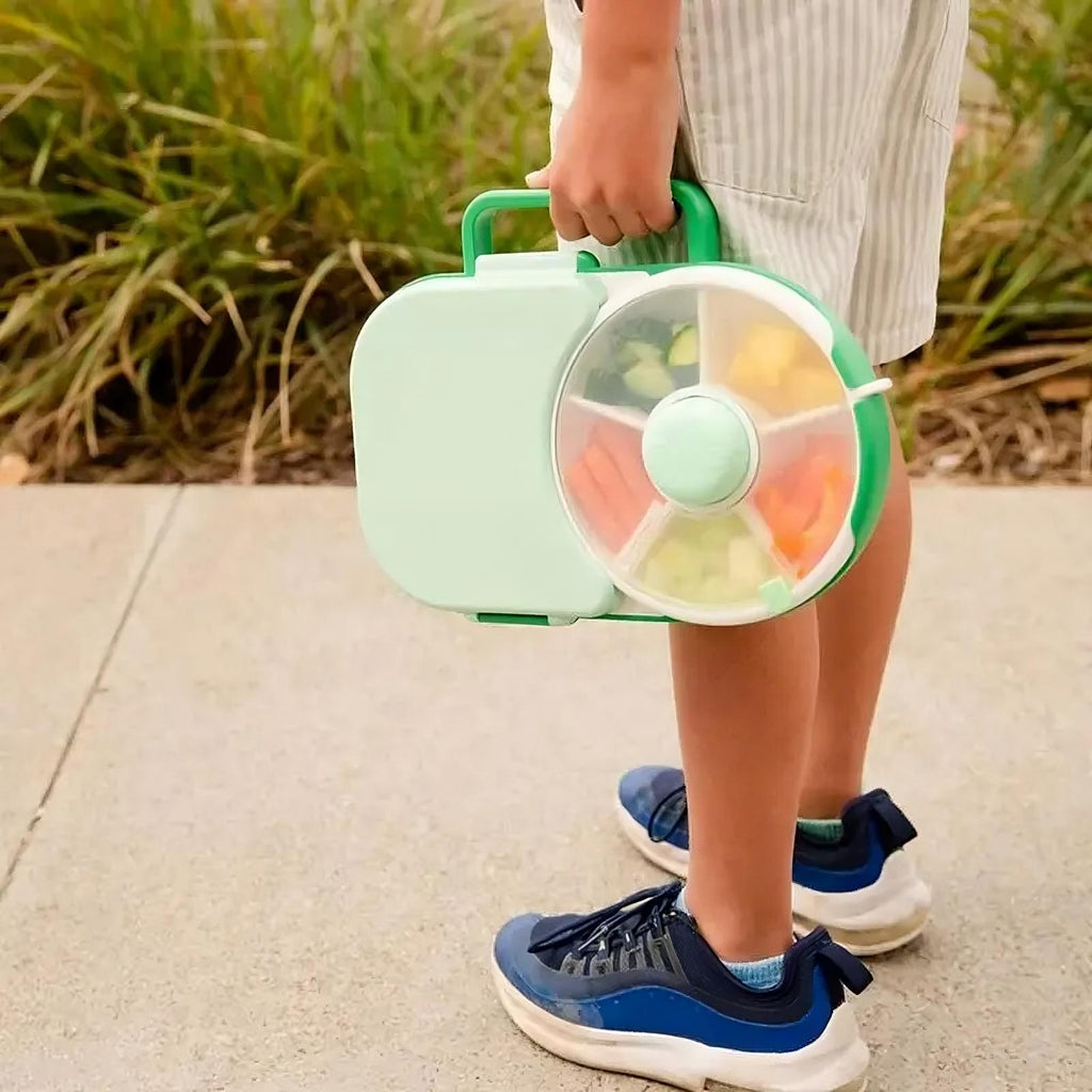 Lonchera Giratoria para Niños - 5 Compartimentos Rotativos