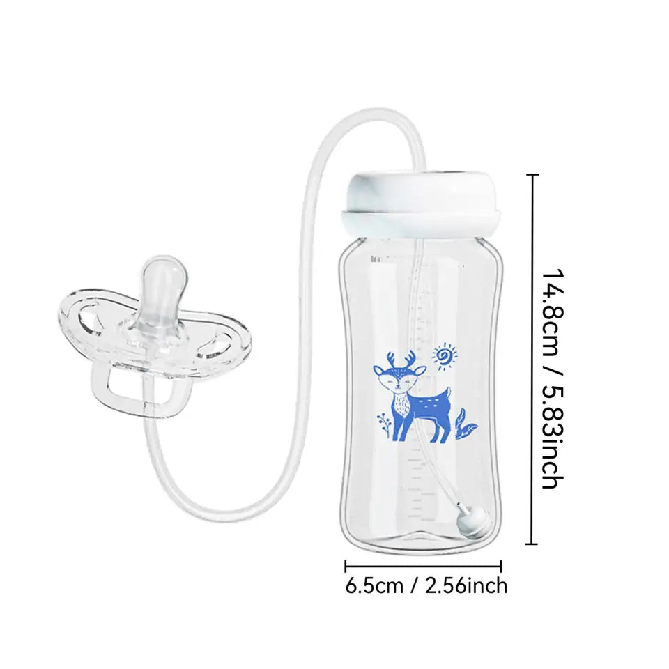 Biberón 3 en 1 Antigravedad 300ml - Manos Libres