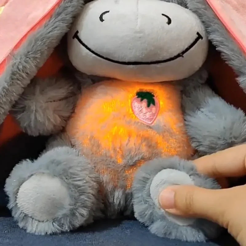 Peluche Burrito con Luz y Respiración para Dormir