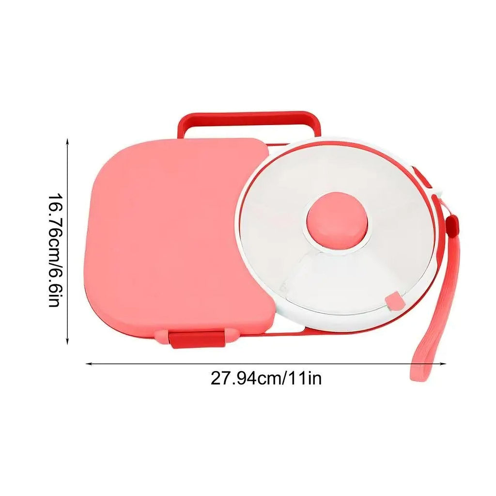 Lonchera Giratoria para Niños - 5 Compartimentos Rotativos