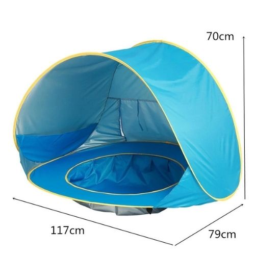 Tienda de Playa para Bebé con Protección UV - Piscina Portátil